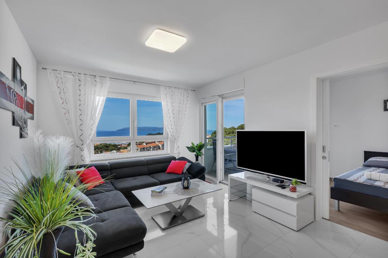 Apartment Navis, Sea View Makarska Bagian luar foto