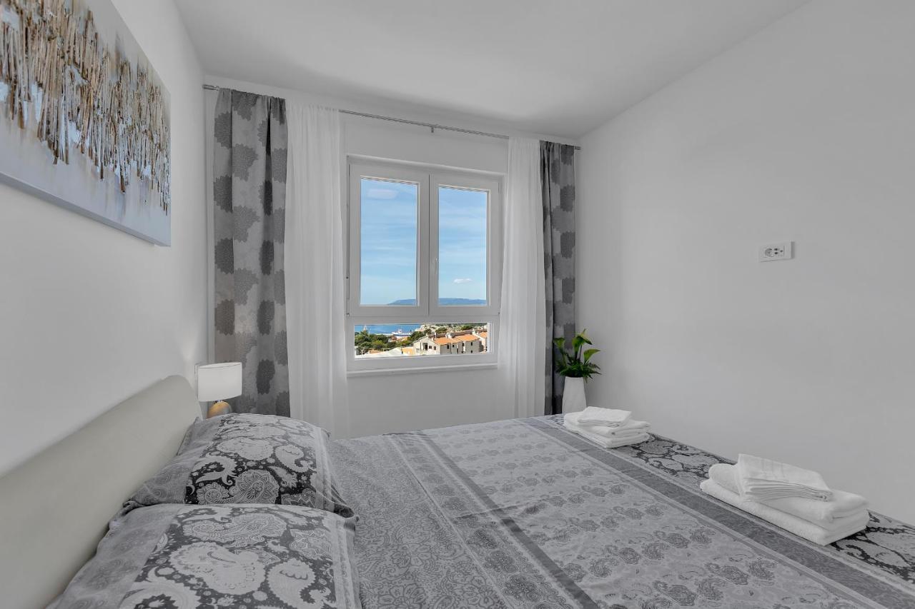 Apartment Navis, Sea View Makarska Bagian luar foto