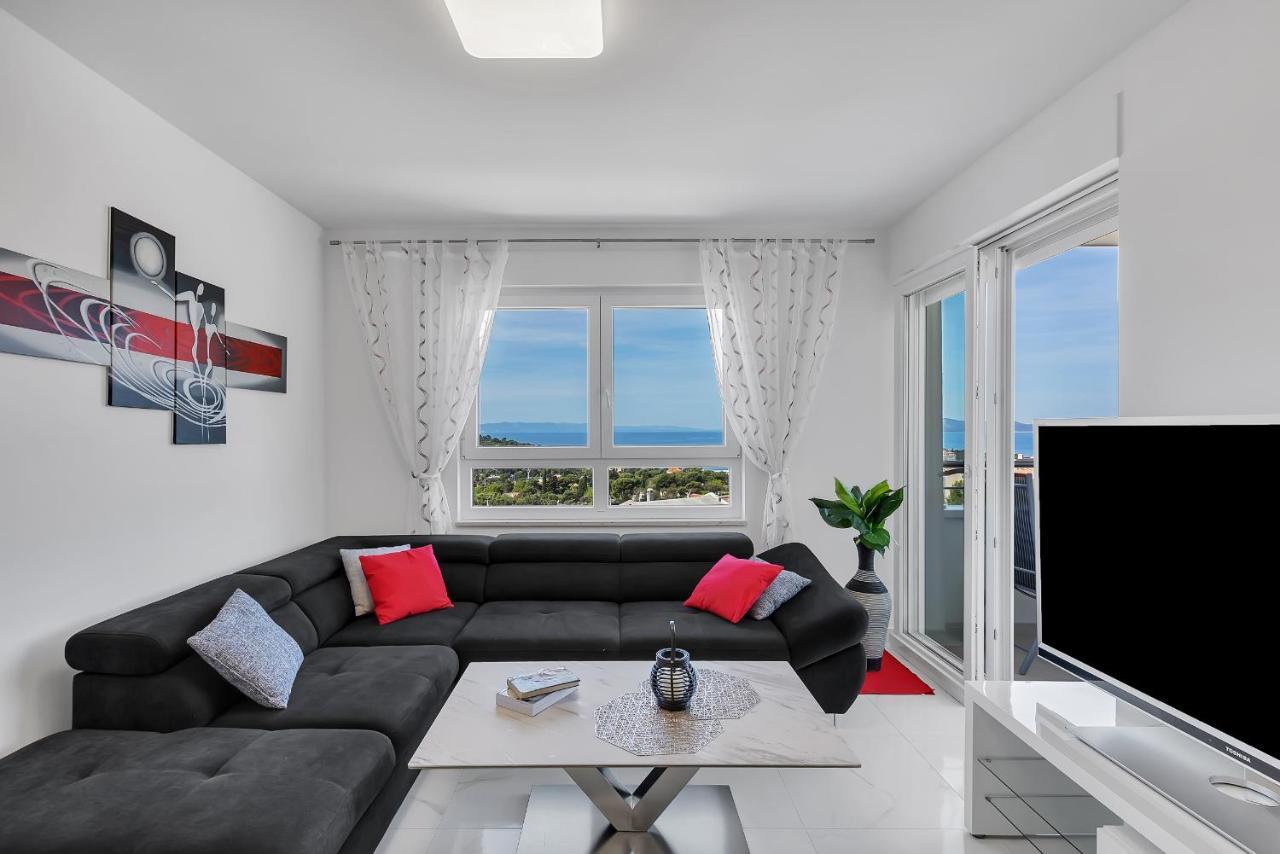 Apartment Navis, Sea View Makarska Bagian luar foto
